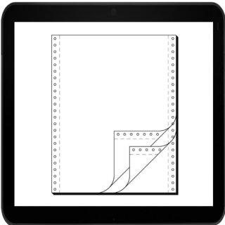 sigel Endlospapier A4 hoch 3-fach Durchschläge