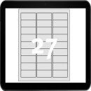 540 AVERY Zweckform Typenschildetiketten L6011-20 silber...
