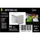 50 weiße Dr.Inkjet PVC Karten für Kartendrucker - beidseitig bedruckbar!