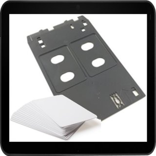 SPP311  f.iP4600/4700/4950 / MG5220 / MG6140 Kartendrucker Kartenschublade - Drucktray inkl. 10 Inkjet PVC Karten