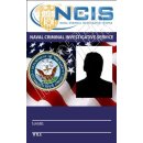 Navy CIS Ausweis mit Bild und beidseitig auf PVC Karte...