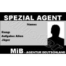 Geblitztdingsbumslizenz - MiB Ausweis mit Bild und beidseitig auf PVC Karte gedruckt!