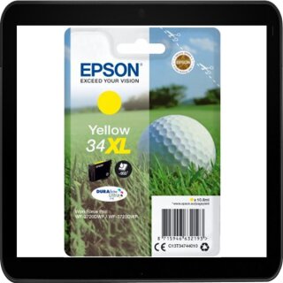 T3474 Epson XL Druckerpatrone yellow mit 950 Seiten Drucleistung nach Iso