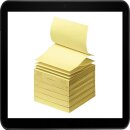 7,6 x 7,6 cm | Post-it® Z-Notes Haftnotizen gelb im...