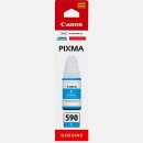 GI590C - cyan - Canon Nachfülltinte mit 70ml Inhalt für ca. 7.000 Seiten Druckleistung nach Iso* - 1604C001