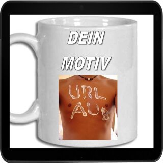 Fotokeramiktasse weiß mit deinem Wunschmotiv