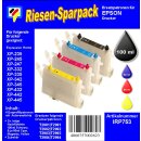 IRP753 - Starterpack CISS / Easyrefillpatronen ersetzen T29 + T29XL Multipack mit 4 Patronen und 250ml Dr.Inkjet Premium Nachfülltinte