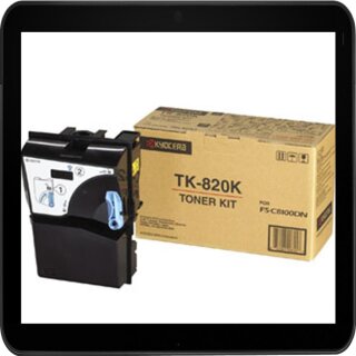 TK-820K 1T02HP0EU0 Kyocera Toner Schwarz mit 15.000 Seiten Druckleistung laut Hersteller