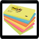  12,7 x 7,6 cm - Post-it® Haftnotizen farbsortiert -...