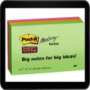  15,2 x 10,1 cm - Post-it® Haftnotizen farbsortiert -...