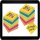 7,6 x 7,6 cm - 12 Blöcke Post-it® Rio de Janeiro-Collection Haftnotizen 6556SJ farbsortiert