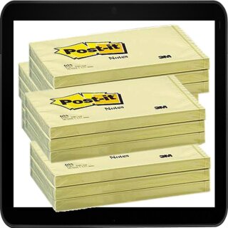 12,7 x 7,6 cm - Post-it® Haftnotizen gelb