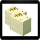 5,1 x 7,6 cm - Post-it® Haftnotizen 656 gelb