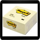  7,6  x 7,6 cm - Post-it® Haftnotizen 636B gelb