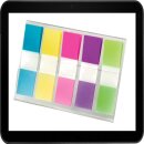 1,2 x 4,3 cm - 5x 20 Streifen Post-it® Index Mini...