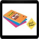 10,2  x 15,2 cm - Post-it® Super Sticky Haftnotizen...