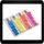 1,3 x 4,3 cm - 4x 35 Streifen Post-it® Index Mini Haftmarker farbsortiert im Spender