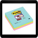 10,0 x 10,0 cm - Post-it® Super Sticky Haftnotizen...