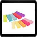 1,3 x 4,4 cm - 10x 50 Streifen Post-it® Page Marker...