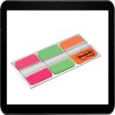 2,5 x 3,8 cm - 3x 22 Streifen Post-it® Index Strong...