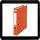 LEITZ 1015 Ordner 5,2 cm orange
