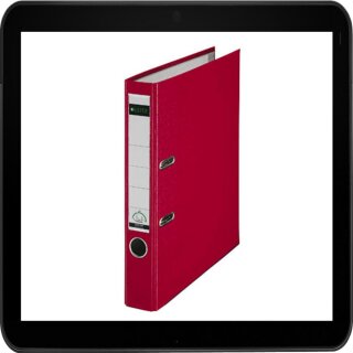 LEITZ 1015 Ordner 5,2 cm rot