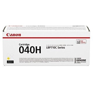 040H- Y - Yellow - Canon Toner mit 10.000 Seiten Druckleistung nach Iso - 0455C001