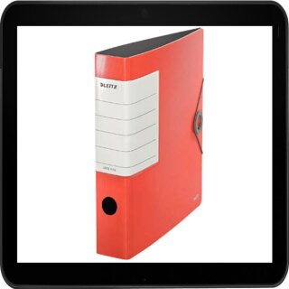 LEITZ Solid Ordner 6,2 cm hellrot