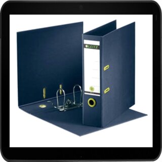 LEITZ re:cycle 1004 Ordner 8,0 cm dunkelblau