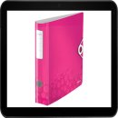 LEITZ Active WOW Kunststoffordner 6,5 pink-metallic