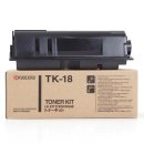 TK18 - schwarz - Original Kyocera Toner mit 7.200 Seiten...
