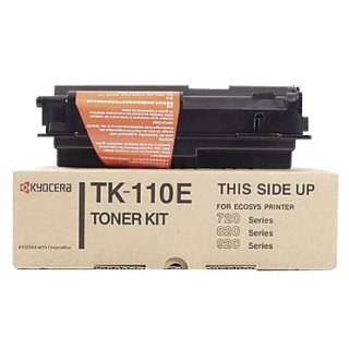 TK110E - schwarz - Original Kyocera Toner mit 2.000 Seiten Druckleistung nach Iso