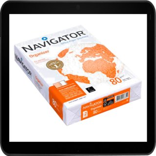 NAVIGATOR Kopierpapier Organizer A4 80 g/qm 2-fach gelocht