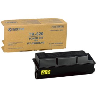 TK320 - schwarz - Original Kyocera Toner mit 15.000 Seiten Druckleistung nach Iso