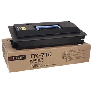 TK710 - schwarz - Original Kyocera Toner mit 40.000 Seiten Druckleistung nach Iso