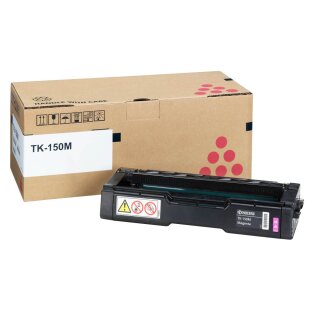 TK150M - magenta - Original Kyocera Toner mit 8.000 Seiten Druckleistung nach Iso