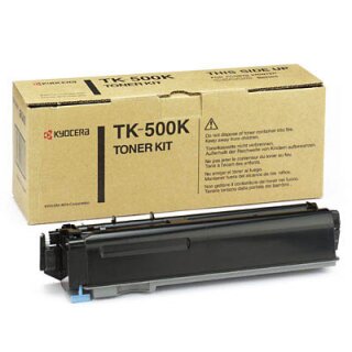 TK500K - schwarz - Original Kyocera Toner mit 8.000 Seiten Druckleistung nach Iso