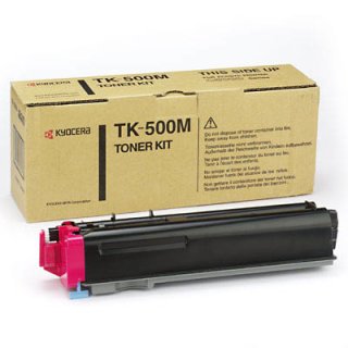 TK500M - magenta - Original Kyocera Toner mit 8.000 Seiten Druckleistung nach Iso