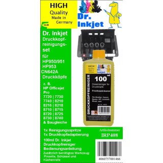 IRP408 - Dr.Inkjet Druckkopfreinigungsset für HP932/933 & HP950/951 Druckerpatronendruckköpfe