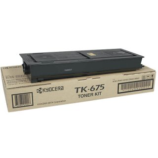 TK675 - schwarz - Original Kyocera Toner mit 20.000 Seiten Druckleistung nach Iso