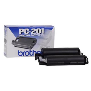 PC-201 - schwarz - Original Brother Thermotransferband mit 420 Seiten Druckleistung nach Iso 