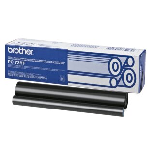 PC-72RF - schwarz - Original Brother Thermotransferband mit 2 x 144 Seiten Druckleistung nach Iso 