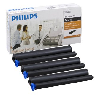 PFA363 - schwarz - Original Philips Thermotransferband mit 420 Seiten Druckleistung nach Iso