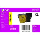 LC-985Y - yellow - TiDis Ersatzdruckerpatrone für ca. 400 Seiten Druckleistung