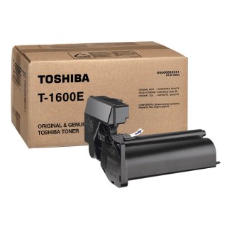 T-1600 - schwarz - Original Toshiba Toner mit 2x 2.500 Seiten Druckleistung nach Iso