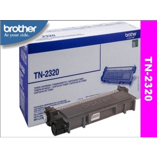 TN-2320 - schwarz - Brother Toner mit 2.600 Seiten Druckleistung nach Iso