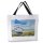 Strandtasche für Sublimationsdruck mit schwarzem Henkel, Größe 50 x 38 cm | Mindestabnahme 10 Stück