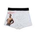 Boxer-Shorts weiß, mit schwarzem Bund, div....