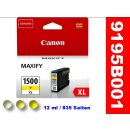 PGI-1500XL Y - yellow - Canon Original Druckerpatrone mit...
