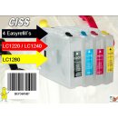 CISS Easyrefillpatronen für LC-1220 / LC-1240 / LC-1280